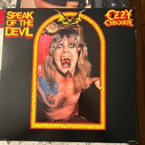Ozzy Osbourne speak of the devil lobby card